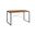 47 Inch Writing Desk In Black and Brown