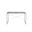 47 Inch Writing Desk In Gray and Black