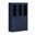 48.5 Inch Pantry Cabinet with Shaker and 2-Drawers In Navy Blue