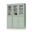 48.5 Inch Pantry China Cabinet with Raised Panel and Clear Glass Doors In Sage