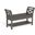 48 Inch Accent Bench with Storage In Blue