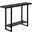 48 Inch Accent Table In Black Reclaimed Wood-Look And Black