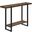 48 Inch Accent Table In Brown Reclaimed Wood-Look And Black