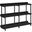 48 Inch Black And Black Metal Hall Console