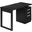 48 Inch Black Left Or Right Facing Compter Desk I 7691