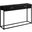 48 Inch Black Metal Hall Console