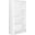 48 Inch Bookcase In White With Adjustable Shelves