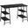 48 Inch Computer Desk In Black Marble Look I 7528
