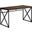 48 Inch Computer Desk In Brown Reclaimed Wood I 7450