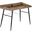 48 Inch Computer Desk In Brown Reclaimed Wood I 7538