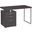 48 Inch Computer Desk In Grey With Left Or Right Facing