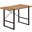 48 Inch Computer Desk In Light Reclaimed Wood
