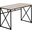 48 Inch Computer Desk In Taupe Reclaimed Wood I 7452