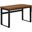 48 Inch Computer Desk In Walnut With Adjustable Height
