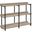 48 Inch Dark Taupe And Black Metal Console