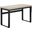 48 Inch Modern Taupe And Black Computer Desk With Adjustable Height