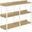 48 Inch Natural And White Metal Hall Console