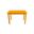 48 Inch Solid Wood Dining Table In Goldenrod