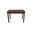 48 Inch Solid Wood Dining Table In Raw Umber