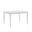 48 Inch Solid Wood Dining Table In White