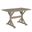 48 Inch Solid Wood Trestle Writing Desk In Gray
