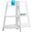 48 Inch White Accent Etagere