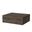 5 Inch Wood One Drawer Floating Nightstand In Brown