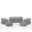 5 Piece Outdoor Furniture Cover Set In Gray