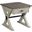 Reclamation Place Brown Trestle Drawer End Table