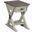 Reclamation Place Brown Trestle Chairside Table