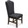 Black High Back Dining Chair Set Of 2