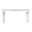54 Inch Solid Wood Distressed Console Table In White