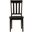 Simplicity Slat Back Dining Chair Set of 2 In Espresso Brown