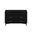 56 Inch Solid Wood Seven Drawer Double Dresser In Black