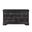 58 Inch Solid Wood Six Drawer Double Dresser In Metallic Gray