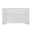 58 Inch Solid Wood Six Drawer Double Dresser In Metallic White