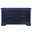 59 Inch Solid Wood Six Drawer Double Dresser In Blue
