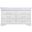 59 Inch Solid Wood Six Drawer Double Dresser with LED In White