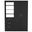 59 Inch Three Drawer Dresser In Black