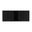 59 Inch Wood Wall mounted Accent Cabinet with Five Shelves In Black