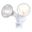 6.75 Inch 2 Light Outdoor Motion Sensor Security Flood Light In White