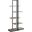60 Inch Bookcase In Dark Taupe I 7232