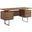60 Inch Computer Desk In Walnut I 7083