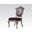 Acme Chantelle Button Tufted Back Seat Dining Side Chair (Set of 2) in Antique Platinum
