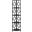 62 Inch Black Metal Corner Etagere I 3610