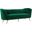 Margo Velvet Sofa In Green