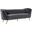 Margo Velvet Sofa In Grey
