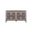 63 Inch Distressed Carved Scrollwork Sideboard with Four Doors In Brown