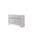 63 Inch Manufactured Wood Nine Drawer Triple Dresser In White