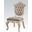 Acme Chantelle Side Chair in Rose Gold and Pearl White (Set of 2)